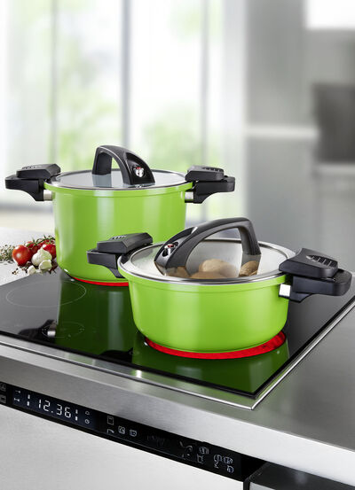 Energisparande gryta med lock till lågtryckskokare 