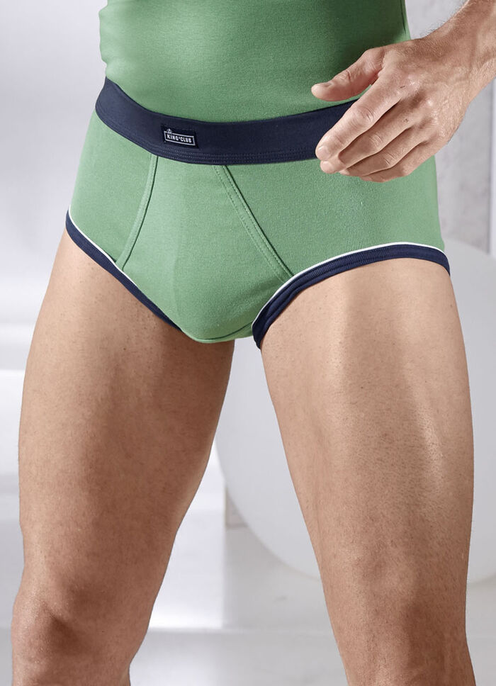 Trepack finribbade trosor 