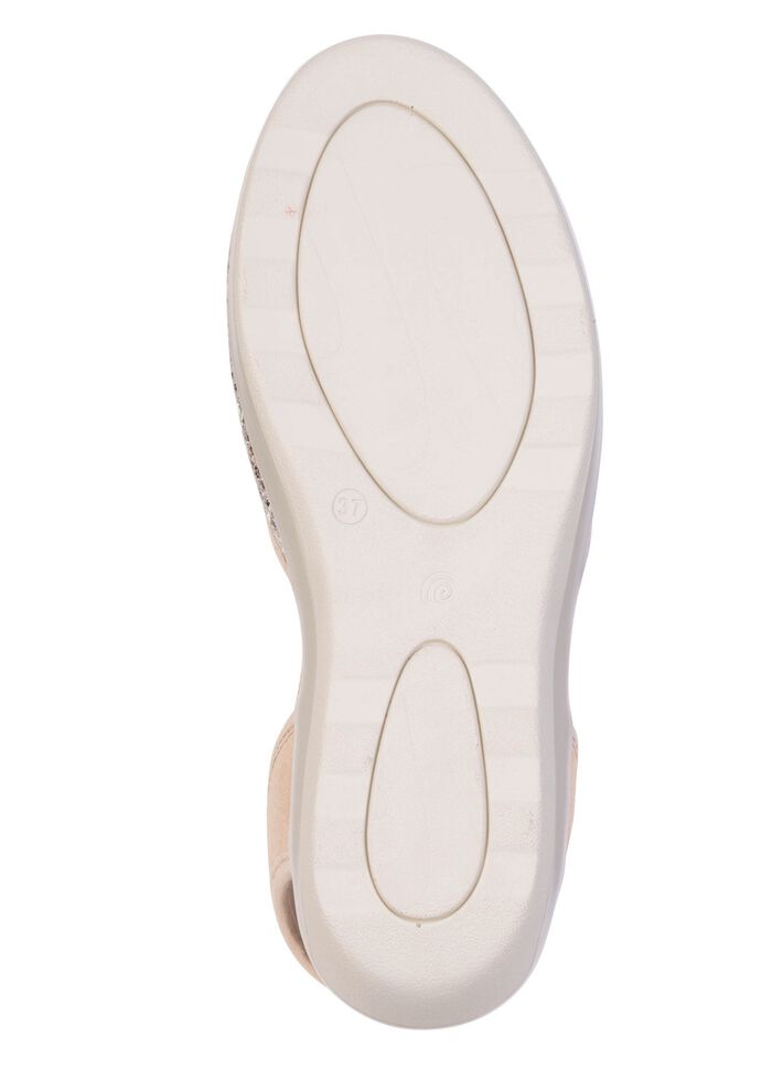 Somriga damsandaler, bredd G, med res&aring;rband 