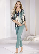 Pyjamas med 3/4-ärmar och långbyxor 