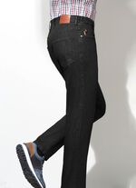 "Francesco Botti"-jeans med bekv&auml;m midjeband i 3 f&auml;rger SVART