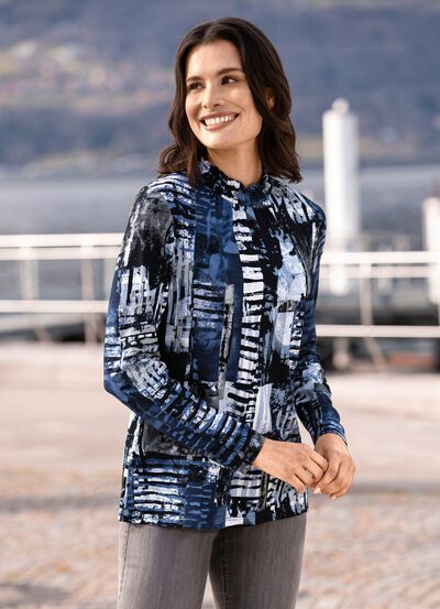 Skjorta i fin jersey 