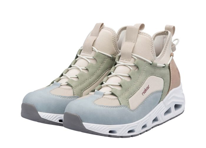 Rieker, snygga damst&ouml;vlar, vidd G, med uttagbar fotb&auml;dd 