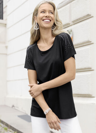 5-radigt strassarmband 