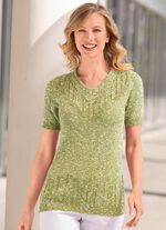 Tr&ouml;ja i melerat garn 