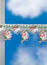 St&aring;ngdekoration sn&ouml;gubbar gjorda av &auml;kta Plauenspets 