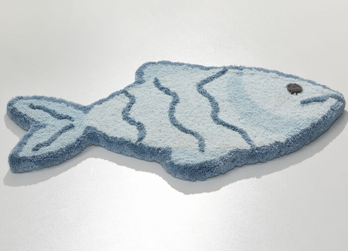 Lättskött badrumsset perfekt för allergiker BLÅ