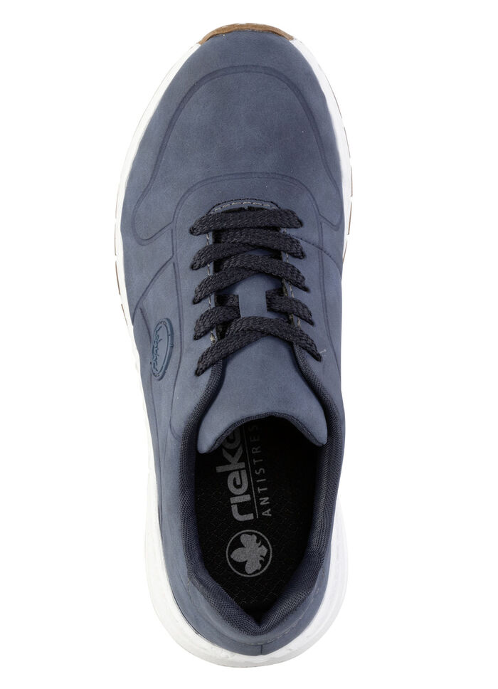 Rieker sneakers med snörning och avtagbar fotbädd JEANS