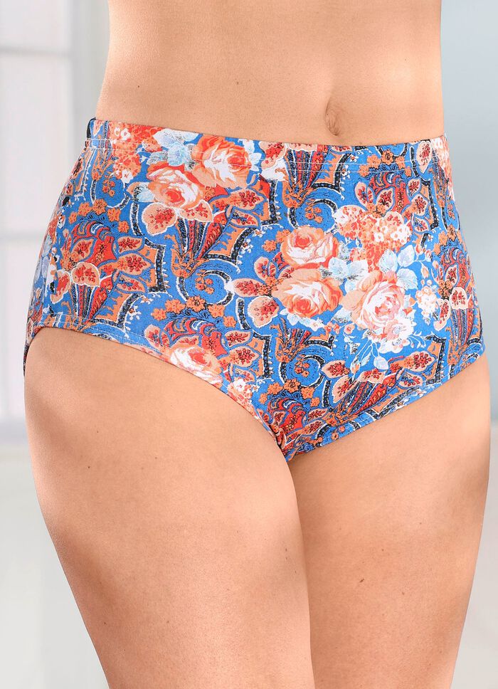 Paket med fem trosor med f&auml;rgglad tryckdesign 