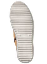 ELENA EDEN skosko med sn&ouml;rning av nubuckl&auml;der, med l&auml;derapplikation CURRY