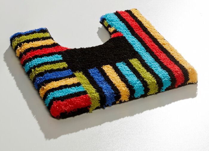 Badrumsmatta med halkfri baksida fr&aring;n Grund F&Auml;RGGLAD