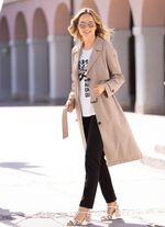 Funktionell trenchcoat med b&auml;lte. 