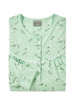 Tvåpack vadlånga nattlinnen med knappslå 