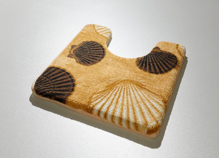 Badmatta med halkfri baksida 