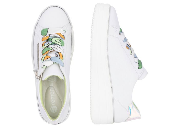 Remonte sneakers med f&auml;rgglad sn&ouml;rning 