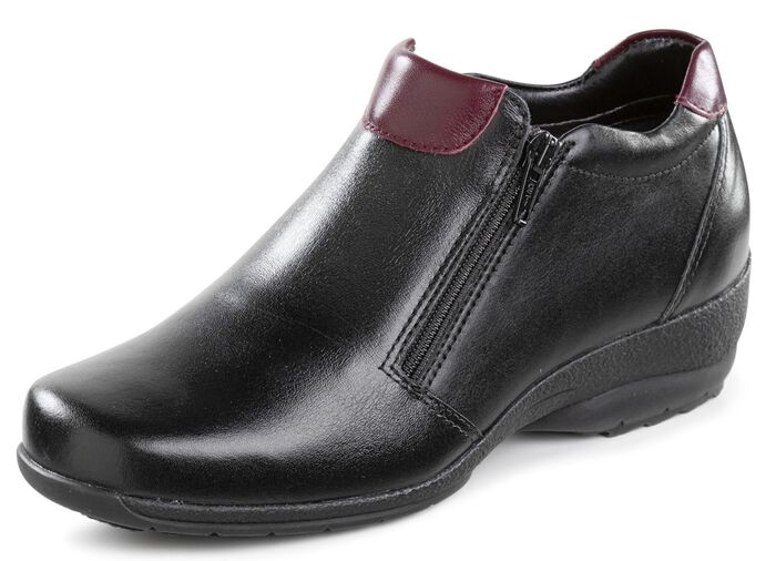 ELENA EDEN, fodrade damst&ouml;vlar, vinterskor, bredd H, med lammskinn 