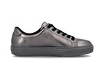 Rieker, trendiga damsneakers med dragkedja GAMMALT SILVER