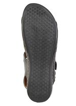 ELENA EDEN, bekv&auml;ma damsandaler, vidd G, med kardborreband SCHWARZ