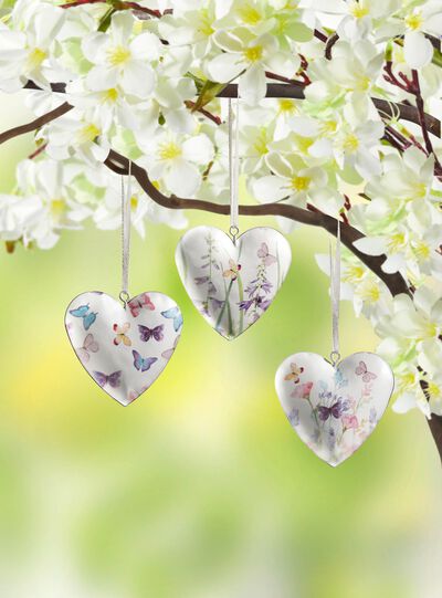 Hj&auml;rth&auml;ngare i metall med 3 st 