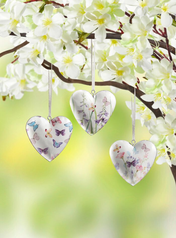 Hj&auml;rth&auml;ngare i metall med 3 st 