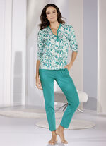 Tv&aring;pack pyjamas med knappar framtill 