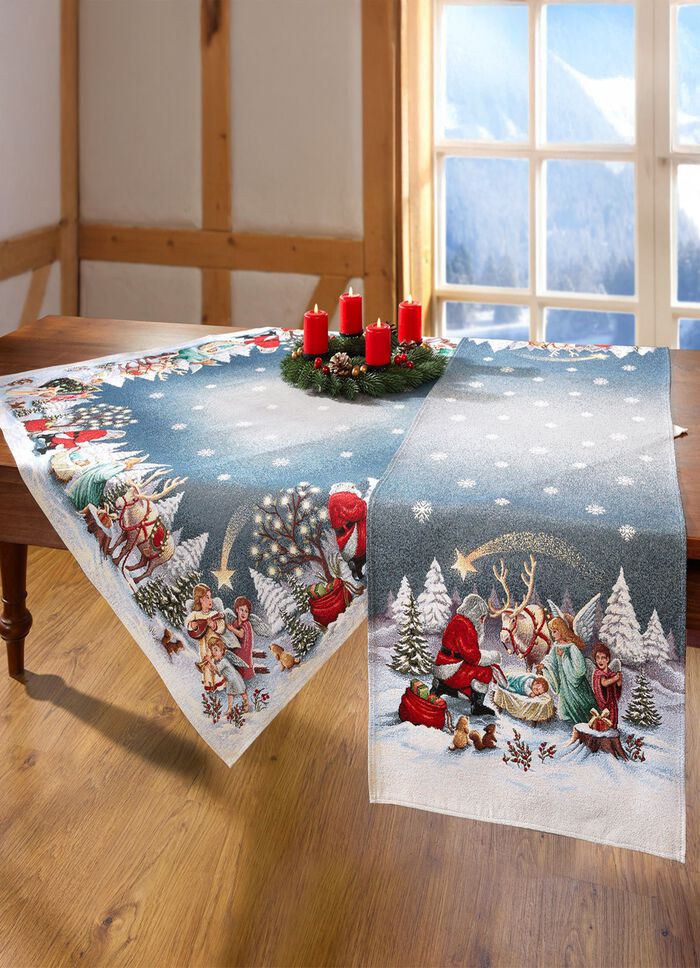 Bords- och rumsdekoration av gobel&auml;ng 