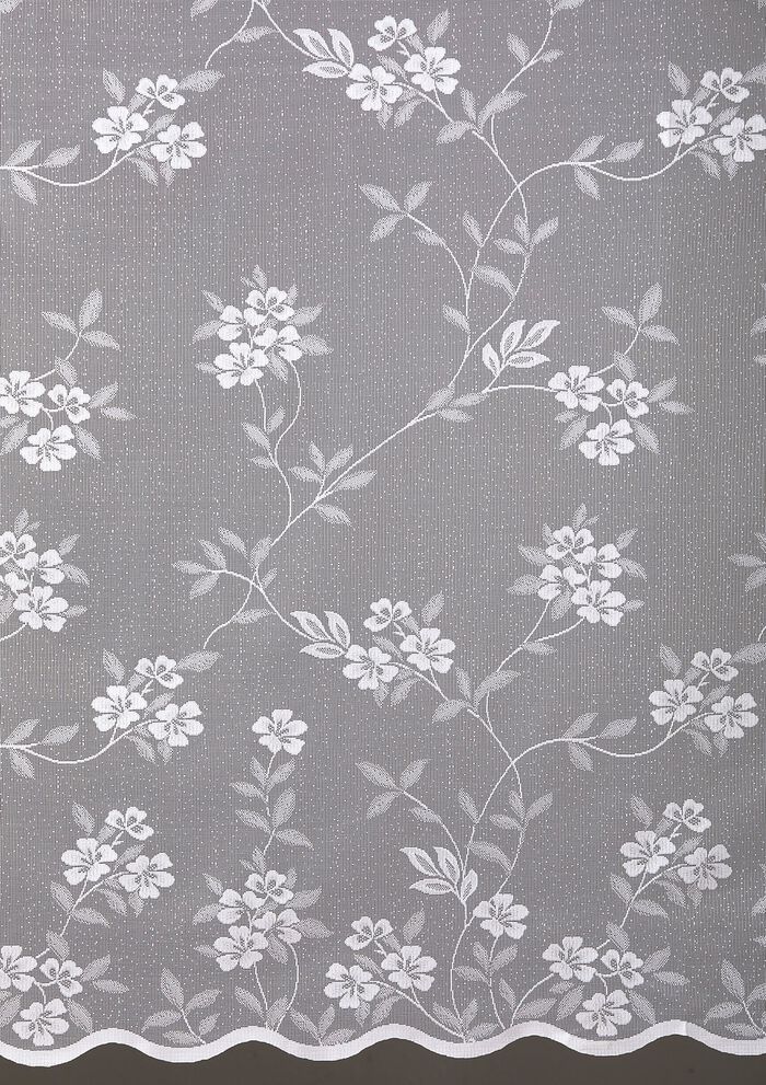 F&ouml;rtrollande l&aring;ng rullgardin med universalskena VIT