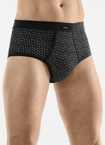 Fyrapack trosor med gylf av fin jersey, 