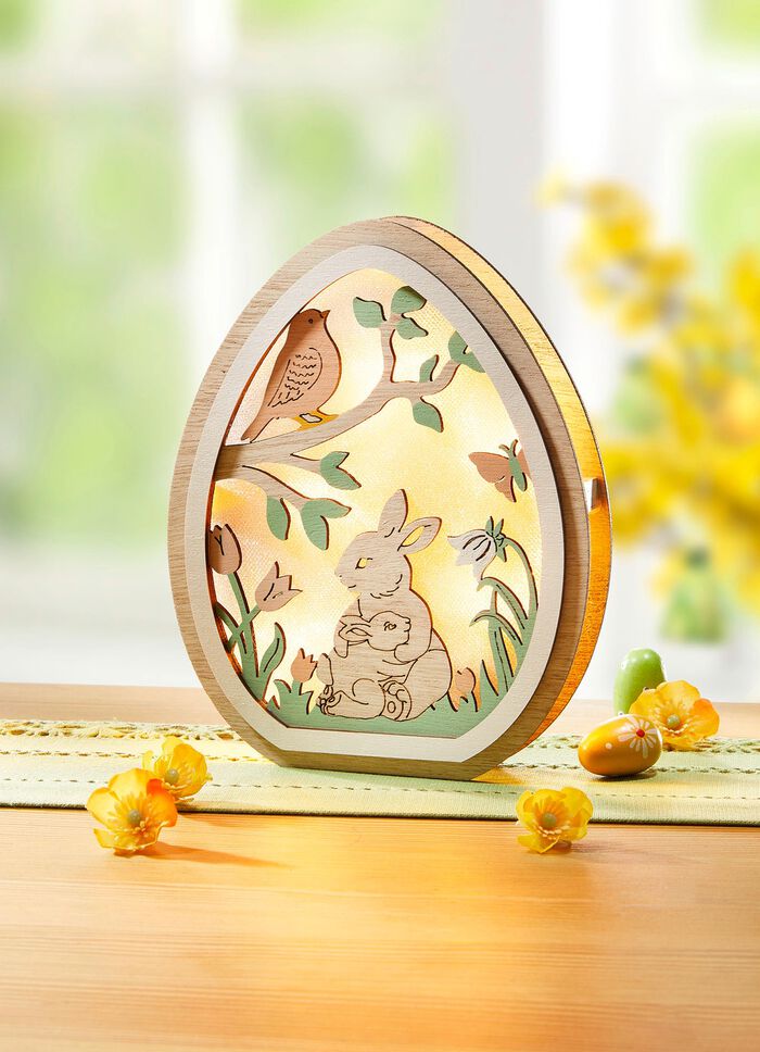 Upplyst tr&auml; p&aring;sk&auml;gg 