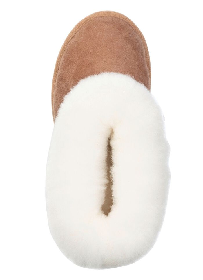 ELENA EDEN, varma damtofflor, bredd G, med lammskinn 