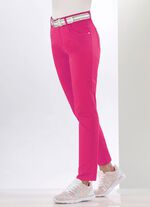 Byxor med placerade rynkor 