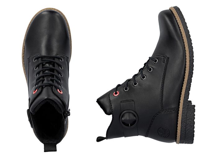 Rieker, klassiska damst&ouml;vlar med dragkedja 