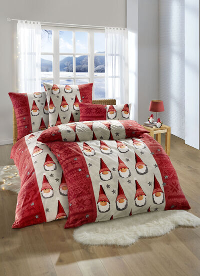 Mysigt sängklädesset med julmotiv 