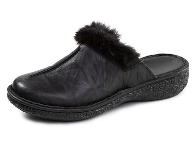 ELENA EDEN, klassiska damtr&auml;skor, vidd G, med plysch 