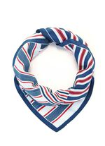 Halsduk med randig design 