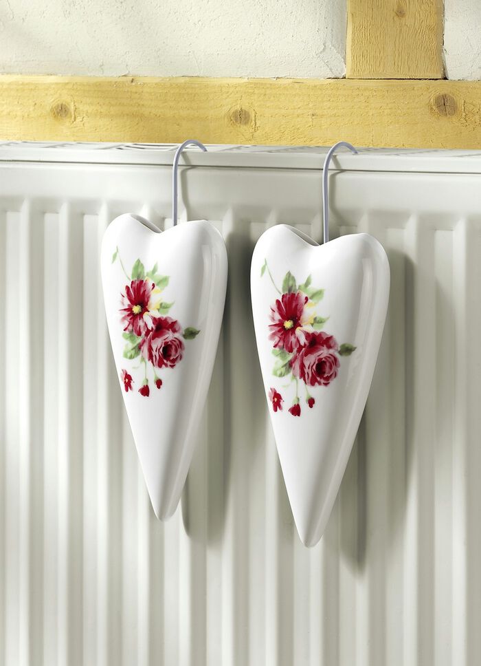 Luftfuktare, set med 2 hj&auml;rtformade luftfuktare 