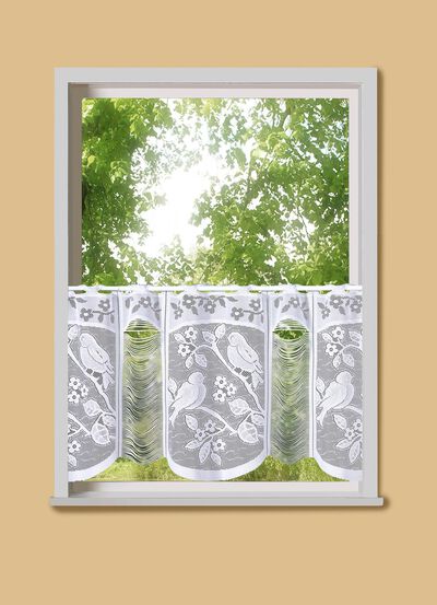 Kort gardin med st&aring;nggenomf&ouml;ring 