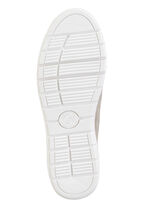 ELENA EDEN sneakers med snörning av mocka SAND