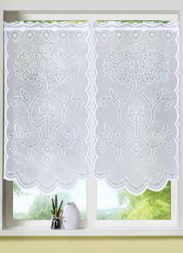 Fönster- och dörrdekorationer med uttrycksfull design VIT