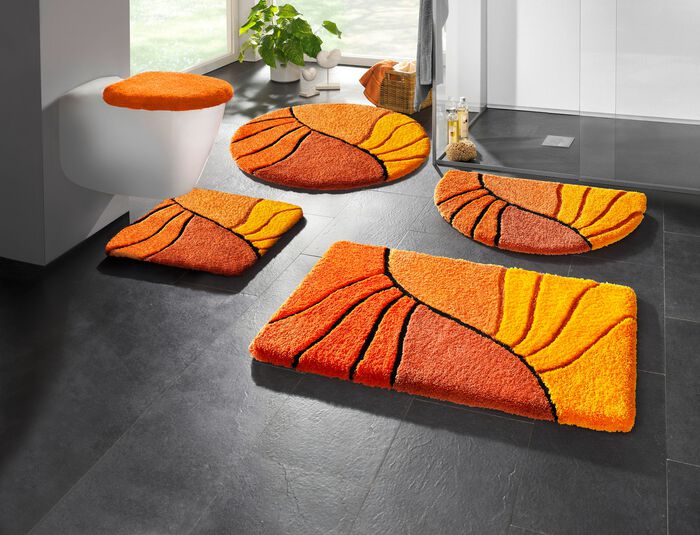 Badrumsset med halkfri baksida JORD