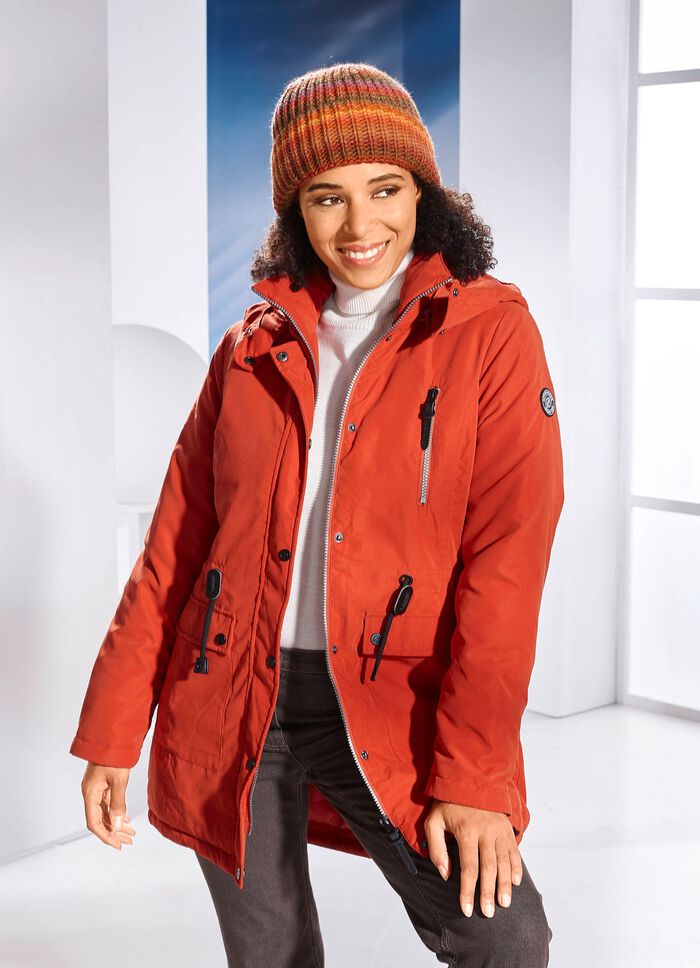 L&aring;ng jacka med 2-v&auml;gs dragkedja 