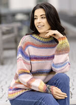 Kraftig stickad tröja 