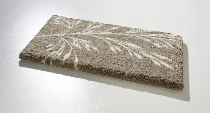 Badrumsset med halkfri latexbeläggning TAUPE