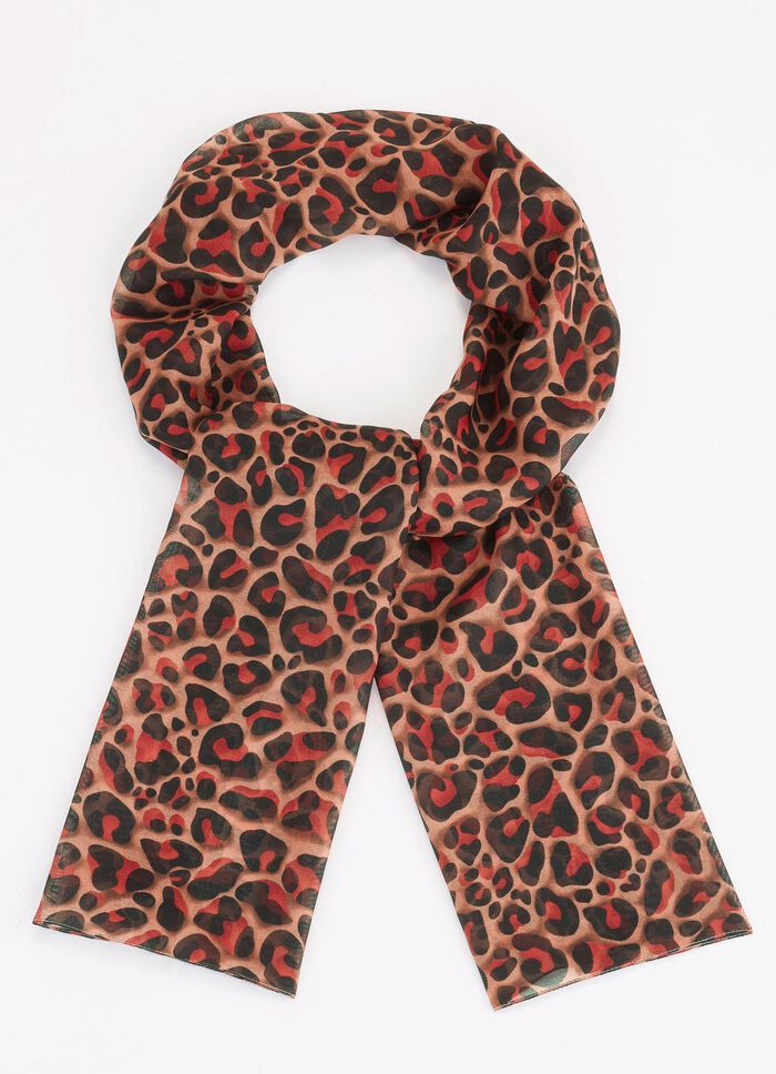 Halsduk med rovdjursp&auml;lsdesign 