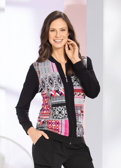 Blusjacka med dragkedja 