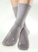 Bekväma sockor i trepack GRÅ