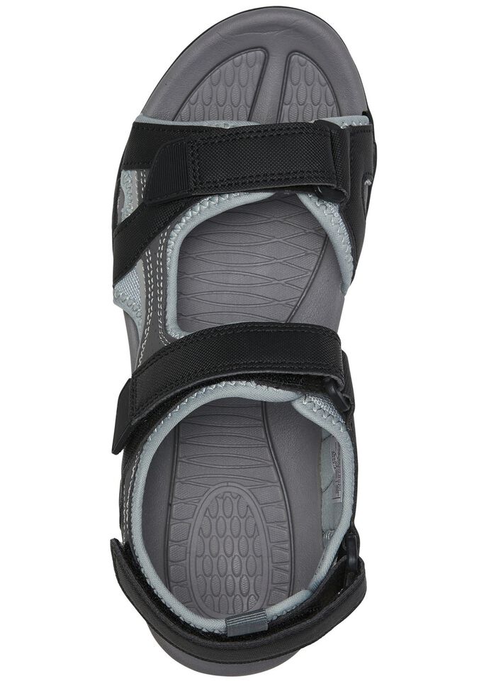 Vandringssandal med tre praktiska kardborreband 