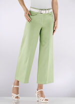 Culottes med trendiga vida ben GR&Uuml;N
