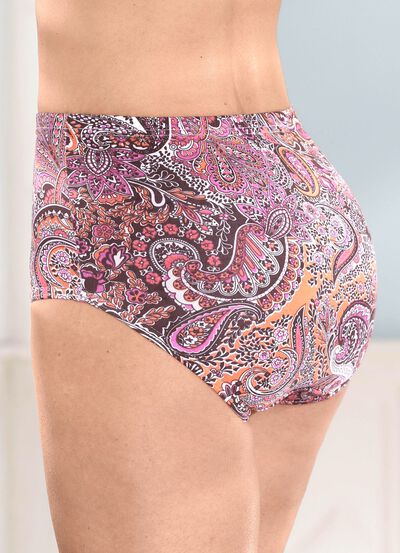 Fempack trosor med paisleym&ouml;nster 