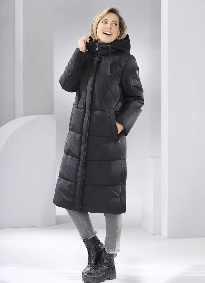 Dunkappa med fast huva 